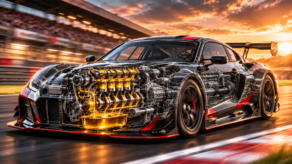 Racing Car Engine Oil